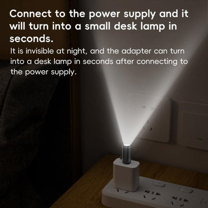 Type-C Power Mini Flashlight 210-230LM(Silver) - Others Accessories by buy2fix | Online Shopping UK | buy2fix