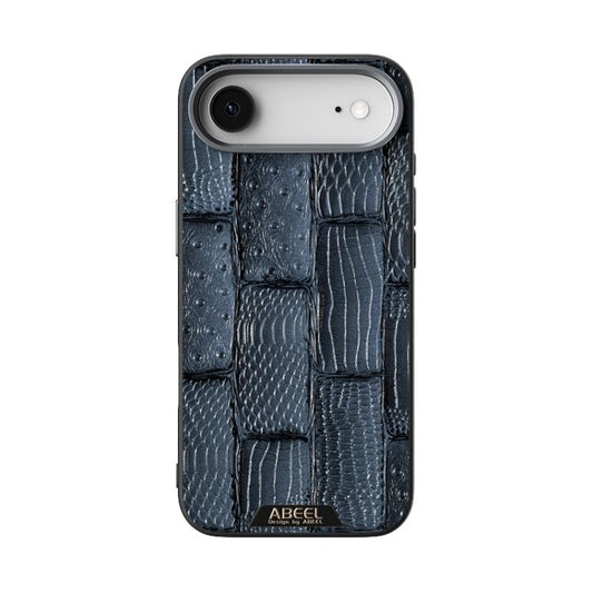 For iPhone Air ABEEL Beast Pattern 6D Micro-Embossed MagSafe Genuine Leather Phone Case(Blue) - iPhone Air Cases by buy2fix | Online Shopping UK | buy2fix
