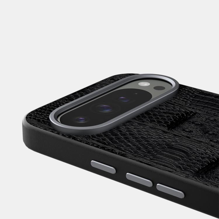 For Google Pixel 10 Pro XL ABEEL Beast Pattern 6D Micro-Embossed MagSafe Genuine Leather Phone Case(Brown) - Google Cases by buy2fix | Online Shopping UK | buy2fix