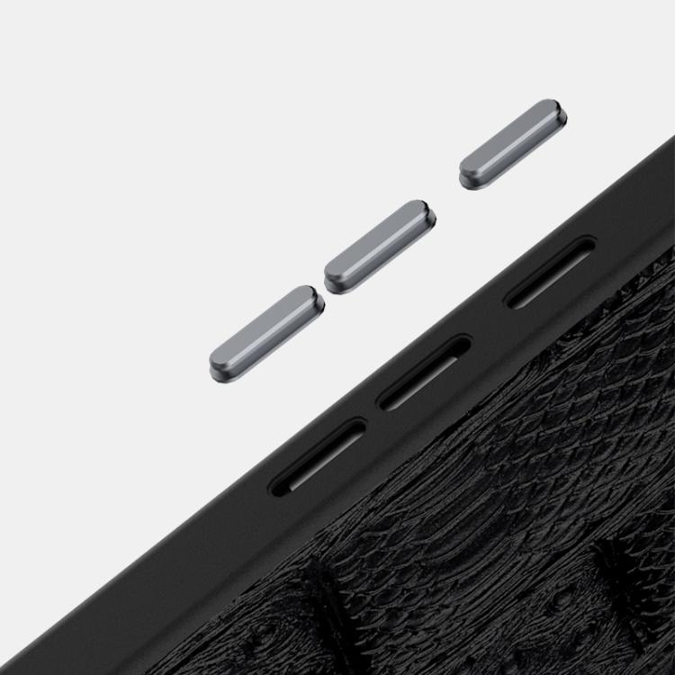 For Google Pixel 10 / 10 Pro ABEEL Beast Pattern 6D Micro-Embossed MagSafe Genuine Leather Phone Case(Black) - Google Cases by buy2fix | Online Shopping UK | buy2fix