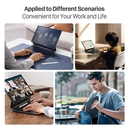 For Samsung Galaxy Tab S10 Ultra  DUX DUCIS MK Series Magnetic Wireless Bluetooth Keyboard Tablet Case(Black) - For Samsung by DUX DUCIS | Online Shopping UK | buy2fix