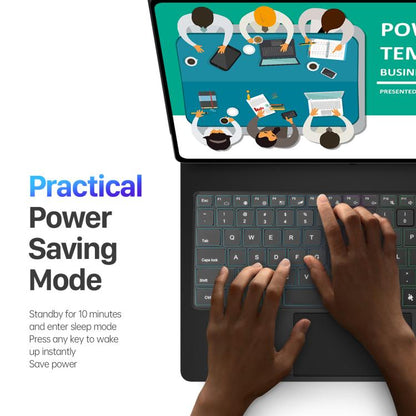 For Samsung Galaxy Tab S10 Ultra  DUX DUCIS MK Series Magnetic Wireless Bluetooth Keyboard Tablet Case(Black) - For Samsung by DUX DUCIS | Online Shopping UK | buy2fix