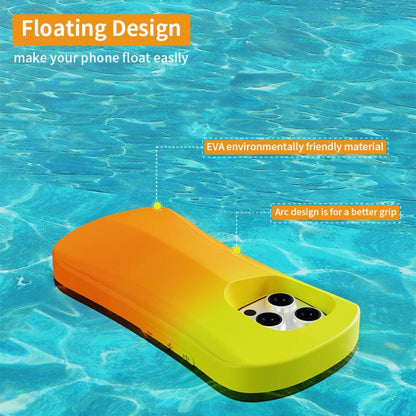 For iPhone 16 Pro Max YOYOISLES Ocean Series EVA Curved Phone Case(Orange Yellow) - iPhone 16 Pro Max Cases by YOYOISLES | Online Shopping UK | buy2fix