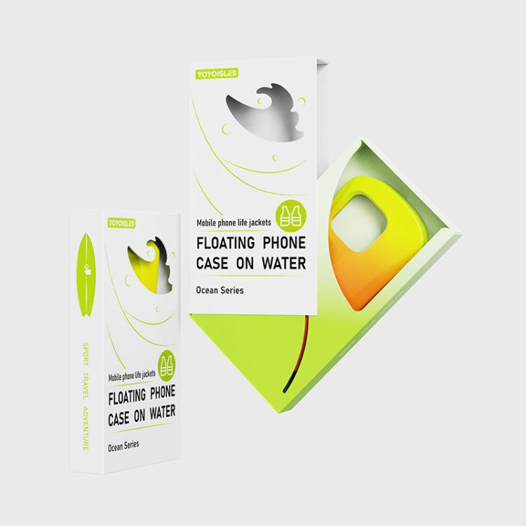 For iPhone 16 Pro Max YOYOISLES Ocean Series EVA Curved Phone Case(Orange Yellow) - iPhone 16 Pro Max Cases by YOYOISLES | Online Shopping UK | buy2fix