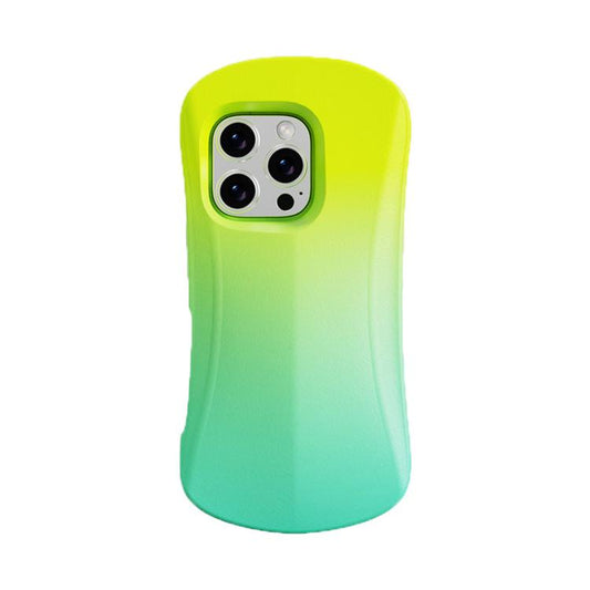 For iPhone 16 Pro YOYOISLES Ocean Series EVA Curved Phone Case(Yellow Green) - iPhone 16 Pro Cases by YOYOISLES | Online Shopping UK | buy2fix