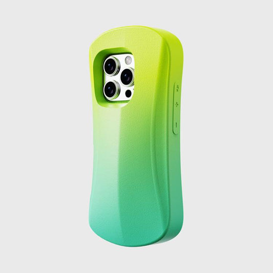 For iPhone 16 Pro YOYOISLES Ocean Series EVA Curved Phone Case(Yellow Green) - iPhone 16 Pro Cases by YOYOISLES | Online Shopping UK | buy2fix
