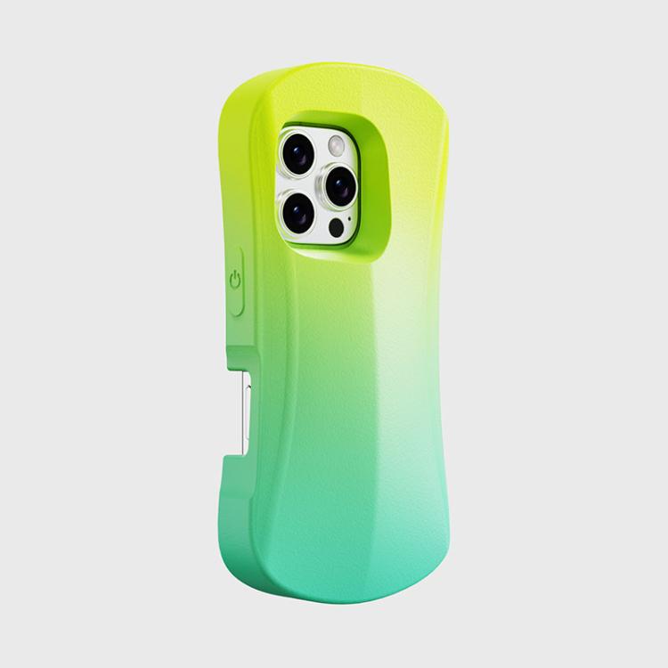 For iPhone 16 YOYOISLES Ocean Series EVA Curved Phone Case(Yellow Green) - iPhone 16 Cases by YOYOISLES | Online Shopping UK | buy2fix