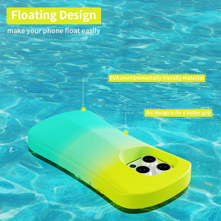 For iPhone 16 YOYOISLES Ocean Series EVA Curved Phone Case(Yellow Green) - iPhone 16 Cases by YOYOISLES | Online Shopping UK | buy2fix