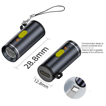 USB-C / Type-C Cigarette Lighter Portable Adapter(Dark Grey) - Cigar Socket by buy2fix | Online Shopping UK | buy2fix