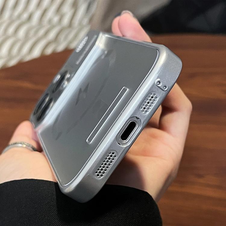 For iPhone 15 Pro Max Frameless Aromatherapy MagSafe Magnetic PC Phone Case(Blue) - iPhone 15 Pro Max Cases by buy2fix | Online Shopping UK | buy2fix