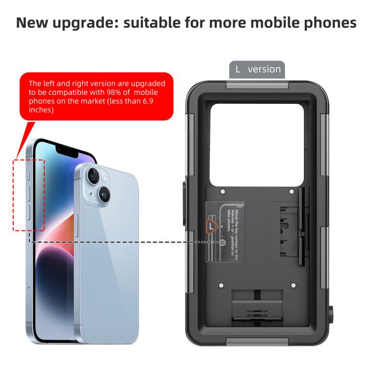 RedPepper 4th Generation Diving Protective Case for iPhone, Waterproof depth: 15m(Black) - Waterproof Bag by RedPepper | Online Shopping UK | buy2fix