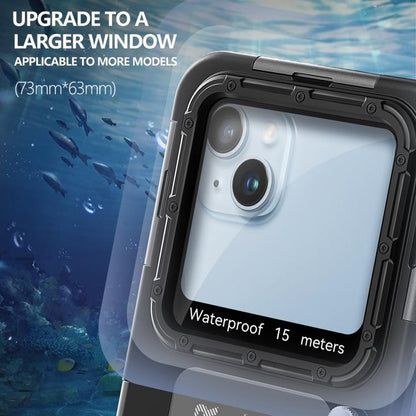 RedPepper 4th Generation Diving Protective Case for iPhone, Waterproof depth: 15m(Black) - Waterproof Bag by RedPepper | Online Shopping UK | buy2fix