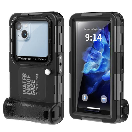 RedPepper 4th Generation Diving Protective Case for iPhone, Waterproof depth: 15m(Black) - Waterproof Bag by RedPepper | Online Shopping UK | buy2fix