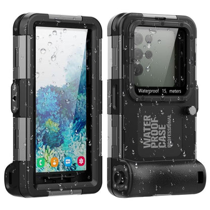 RedPepper 4th Generation Diving Protective Case, Waterproof depth: 15m(Black) - Waterproof Bag by RedPepper | Online Shopping UK | buy2fix