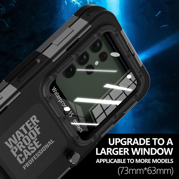 RedPepper 4th Generation Diving Protective Case, Waterproof depth: 15m(Black) - Waterproof Bag by RedPepper | Online Shopping UK | buy2fix