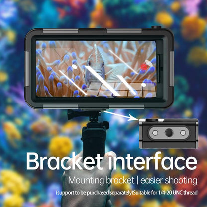 RedPepper 4th Generation Diving Protective Case, Waterproof depth: 15m(Black) - Waterproof Bag by RedPepper | Online Shopping UK | buy2fix