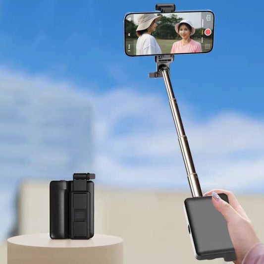 E6 Bluetooth Phone Filming Assist Selfie Monopod(Black) - Selfie Sticks by buy2fix | Online Shopping UK | buy2fix