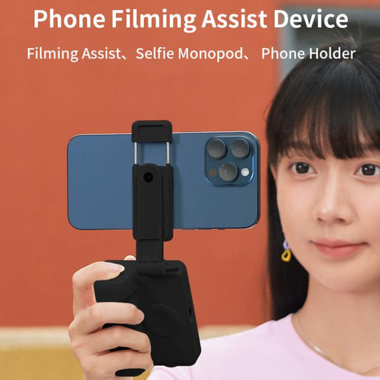 E6 Bluetooth Phone Filming Assist Selfie Monopod(Black) - Selfie Sticks by buy2fix | Online Shopping UK | buy2fix