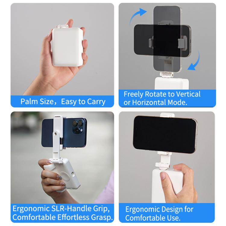 E6 Bluetooth Phone Filming Assist Selfie Monopod(White) - Selfie Sticks by buy2fix | Online Shopping UK | buy2fix