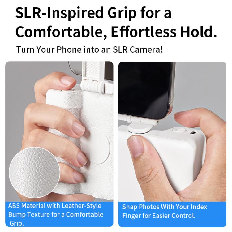 E6 Bluetooth Phone Filming Assist Selfie Monopod(White) - Selfie Sticks by buy2fix | Online Shopping UK | buy2fix