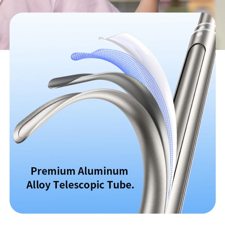 E6 Bluetooth Phone Filming Assist Selfie Monopod(White) - Selfie Sticks by buy2fix | Online Shopping UK | buy2fix