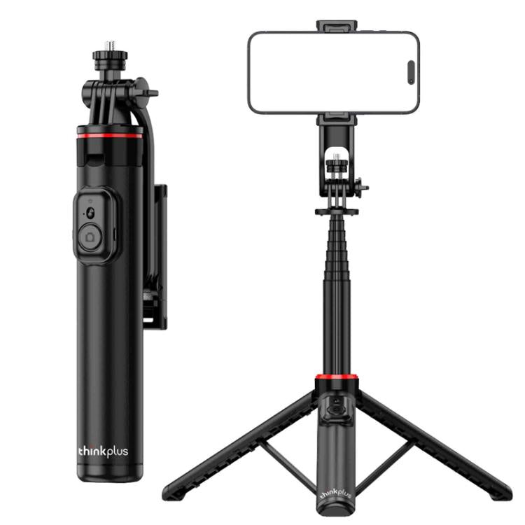 Lenovo Thinkplus H1V Premium Aluminum Alloy Bluetooth Selfie Stick, 1.3m(Black) - Selfie Sticks by Lenovo | Online Shopping UK | buy2fix