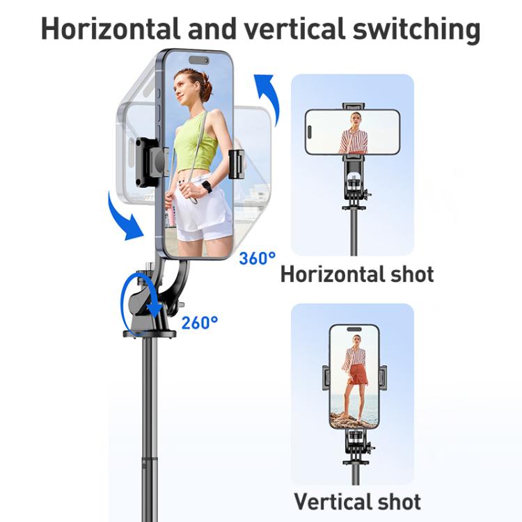 Lenovo Thinkplus H1V Premium Aluminum Alloy Bluetooth Selfie Stick, 1.3m(Black) - Selfie Sticks by Lenovo | Online Shopping UK | buy2fix