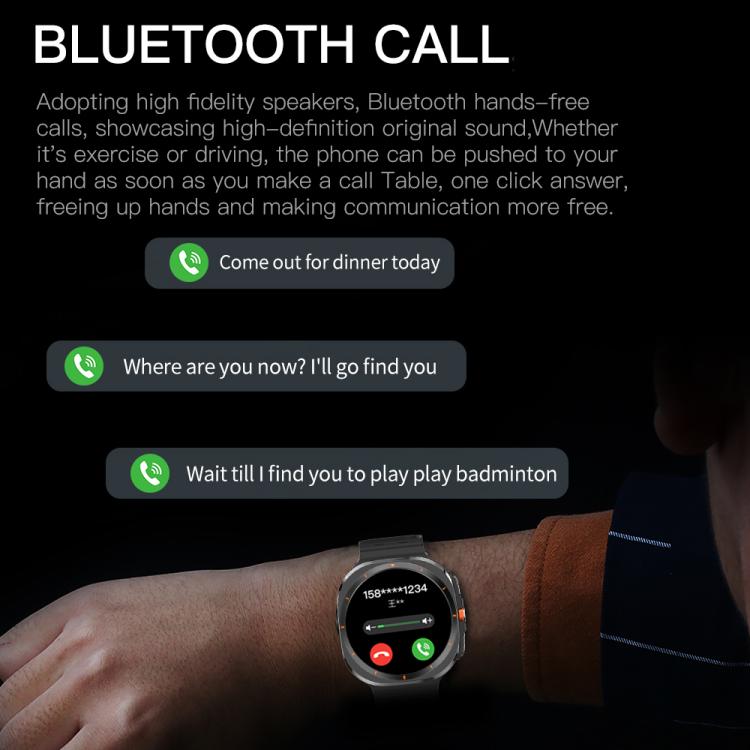 X7 1.51 inch IPS Screen Bluetooth Smart Watch Supports Healthy Monitoring(Silver) - Smart Watches by buy2fix | Online Shopping UK | buy2fix