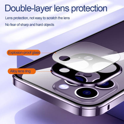 For iPhone 16 360 Full Body Magnetic Frosted MagSafe Phone Case(Silver) - iPhone 16 Cases by buy2fix | Online Shopping UK | buy2fix