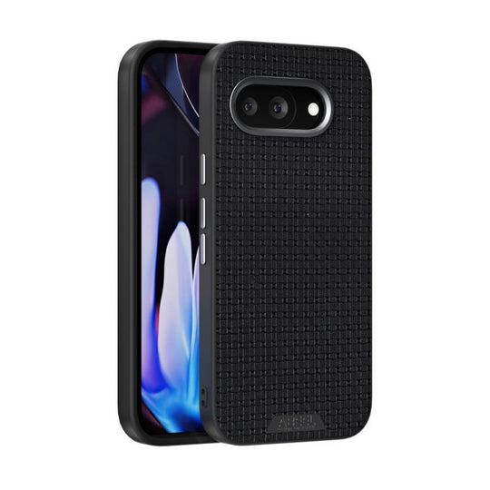 For Google Pixel 9a ABEEL Ruyi Pattern 6D Micro Relief MagSafe Leather Phone Case(Black)