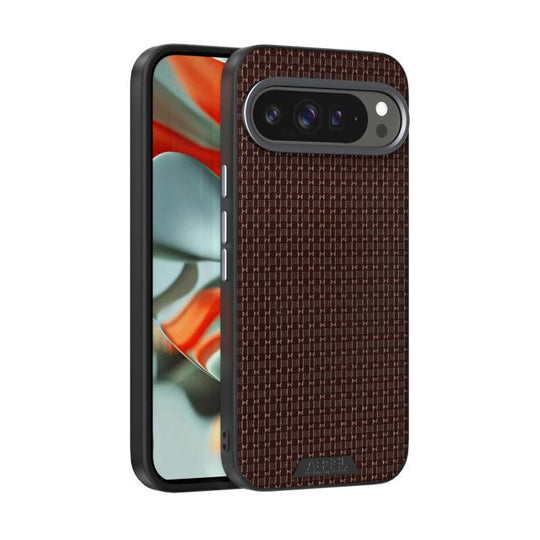 For Google Pixel 10 Pro XL ABEEL Ruyi Pattern 6D Micro Relief MagSafe Leather Phone Case(Brown)