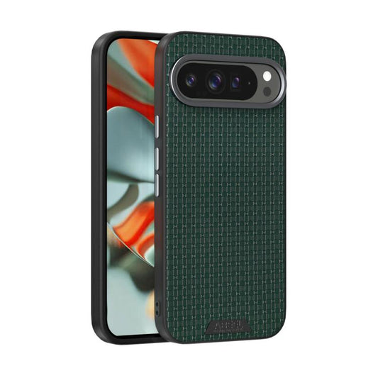 For Google Pixel 10 / 10 Pro ABEEL Ruyi Pattern 6D Micro Relief MagSafe Leather Phone Case(Green) - Google Cases by buy2fix | Online Shopping UK | buy2fix