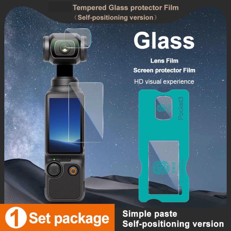 For DJI Osmo Pocket 3 imak Tempered Glass Film with Camera Lens Film, Self-positioning Version - Protective Film & Stickers by imak | Online Shopping UK | buy2fix