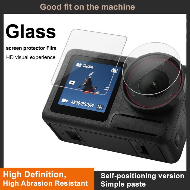 For DJI Osmo Action 4 imak Tempered Glass Film with Camera Lens Film, Self-positioning Version - Protective Film & Stickers by imak | Online Shopping UK | buy2fix