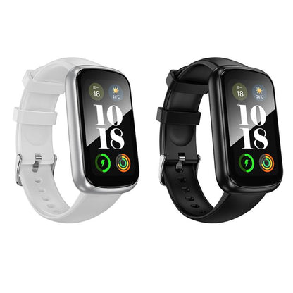 hoco Y25 1.47 inch Screen IP68 Waterproof Smart Sports Watch(Silver) - Smart Watches by hoco | Online Shopping UK | buy2fix