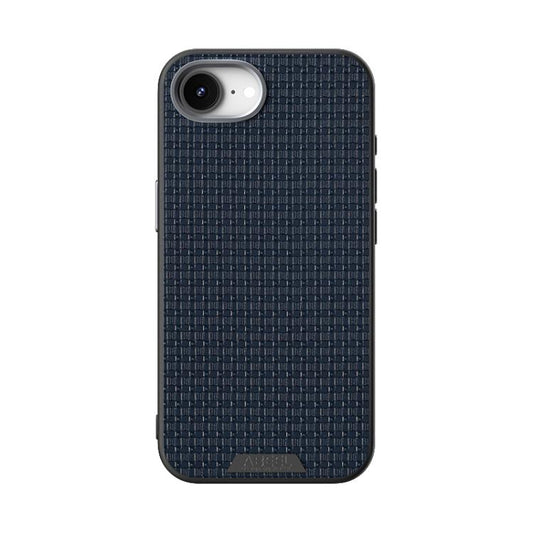 For iPhone 16e ABEEL Ruyi Pattern 6D Micro Relief MagSafe Leather Phone Case(Blue) - iPhone 16e Cases by buy2fix | Online Shopping UK | buy2fix