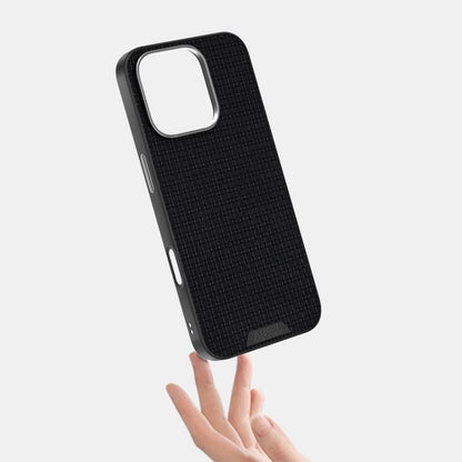 For iPhone 16 Pro ABEEL Ruyi Pattern 6D Micro Relief MagSafe Leather Phone Case(Black) - iPhone 16 Pro Cases by buy2fix | Online Shopping UK | buy2fix