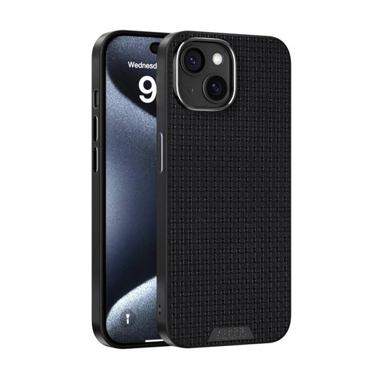 For iPhone 14 ABEEL Ruyi Pattern 6D Micro Relief MagSafe Leather Phone Case(Black)