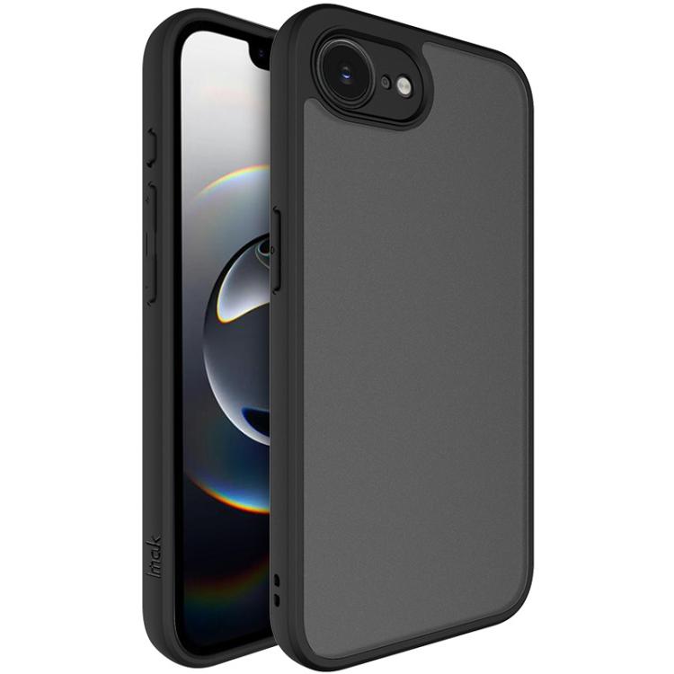 For iPhone 16e imak UX-9B Series Four Corners Tiny Airbag Shockproof Phone Case(Black) - iPhone 16e Cases by imak | Online Shopping UK | buy2fix