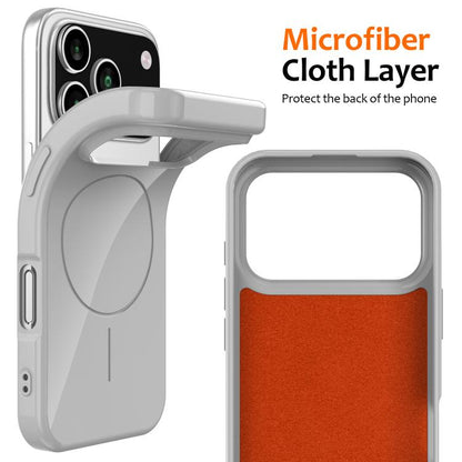 For iPhone 17 Pro Max Glossy TPU Shockproof MagSafe Phone Case with Lanyard(White) - iPhone 17 Pro Max Cases by buy2fix | Online Shopping UK | buy2fix