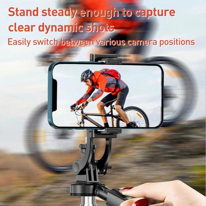 Lenovo Thinkplus H18L Premium Aluminum Alloy Bluetooth Selfie Stick, 1.8m(Black) - Selfie Sticks by Lenovo | Online Shopping UK | buy2fix