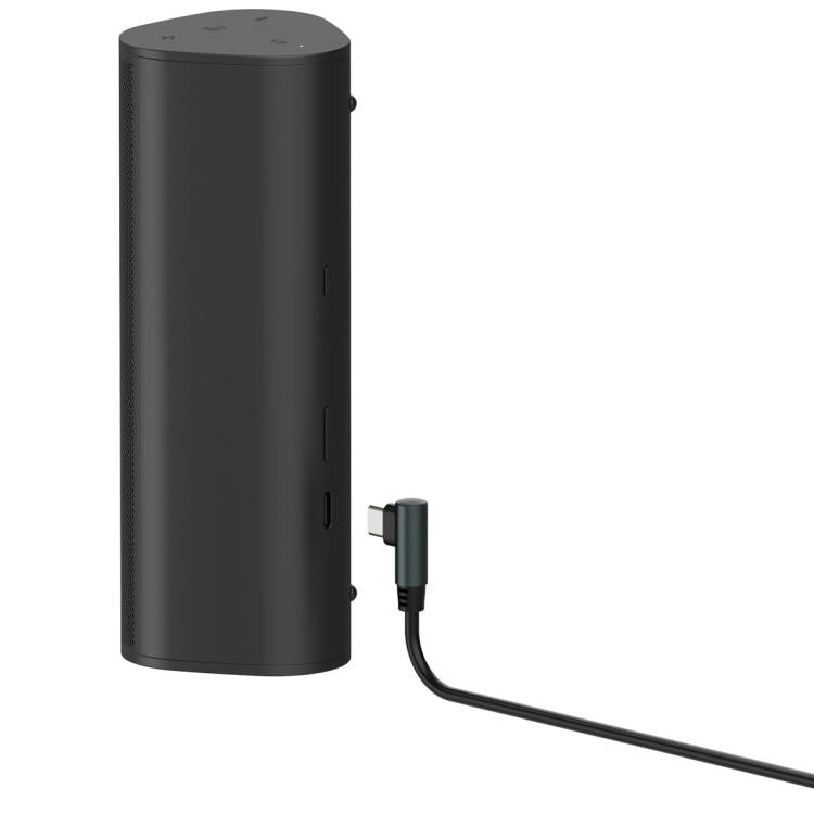 For Sonos Roam 2 Side Bend Speaker Charging Cable, Length: 1m(Black) - Other Accessories by buy2fix | Online Shopping UK | buy2fix