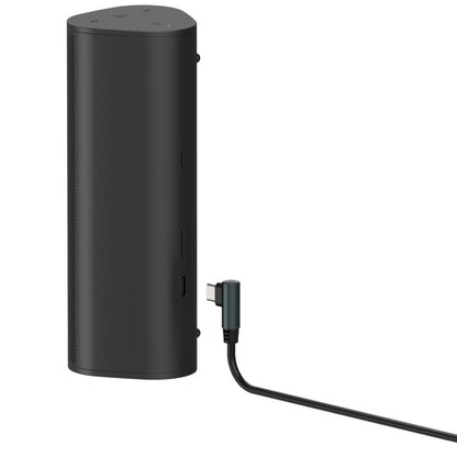 For Sonos Roam 2 Side Bend Speaker Charging Cable, Length: 1m(Black) - Other Accessories by buy2fix | Online Shopping UK | buy2fix