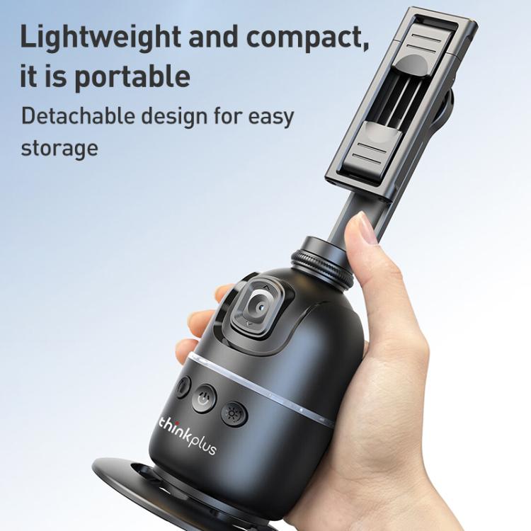 Lenovo Thinkplus H1C 360 Degree Face Recognition Smart AI Tracking Gimbal(Black) - Tripod Heads by Lenovo | Online Shopping UK | buy2fix