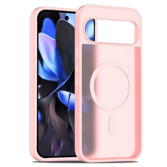 For Google Pixel 10 Pro XL Skin Feel TPU Hybrid PC MagSafe Phone Case(Pink) - Google Cases by buy2fix | Online Shopping UK | buy2fix
