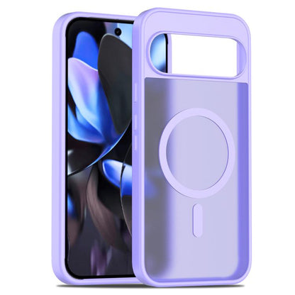 For Google Pixel 10 Pro XL Skin Feel TPU Hybrid PC MagSafe Phone Case(Purple) - Google Cases by buy2fix | Online Shopping UK | buy2fix