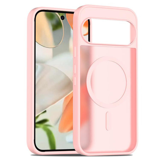For Google Pixel 10 / 10 Pro Skin Feel TPU Hybrid PC MagSafe Phone Case(Pink) - Google Cases by buy2fix | Online Shopping UK | buy2fix