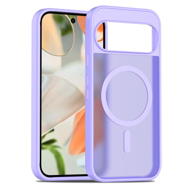 For Google Pixel 10 / 10 Pro Skin Feel TPU Hybrid PC MagSafe Phone Case(Purple) - Google Cases by buy2fix | Online Shopping UK | buy2fix