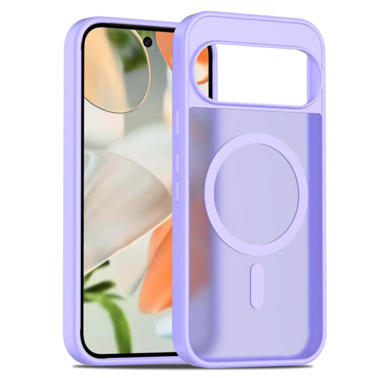 For Google Pixel 10 / 10 Pro Skin Feel TPU Hybrid PC MagSafe Phone Case(Purple) - Google Cases by buy2fix | Online Shopping UK | buy2fix