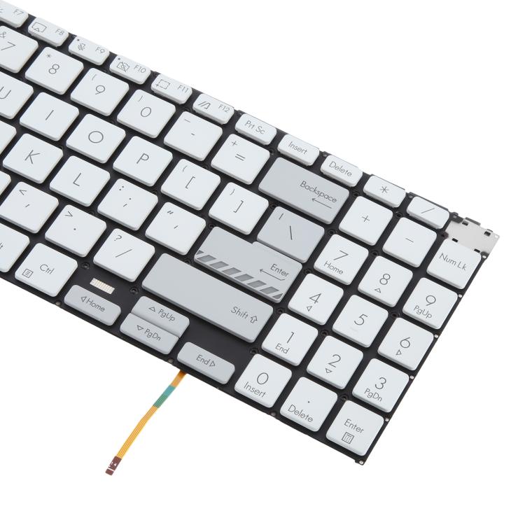 US Version Backlit Laptop Keyboard for Asus Vivobook Pro 15X OLED K6501 M6501(White) - Replacement Keyboards by buy2fix | Online Shopping UK | buy2fix
